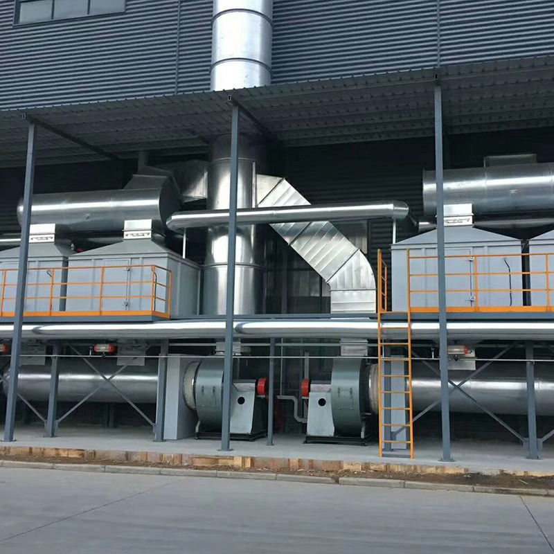 Utrustning för behandling av avfallsgas